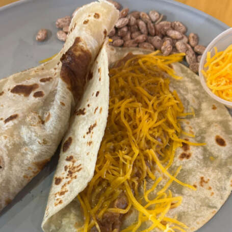 BREAKFAST TACO BEAN  & CHEESE